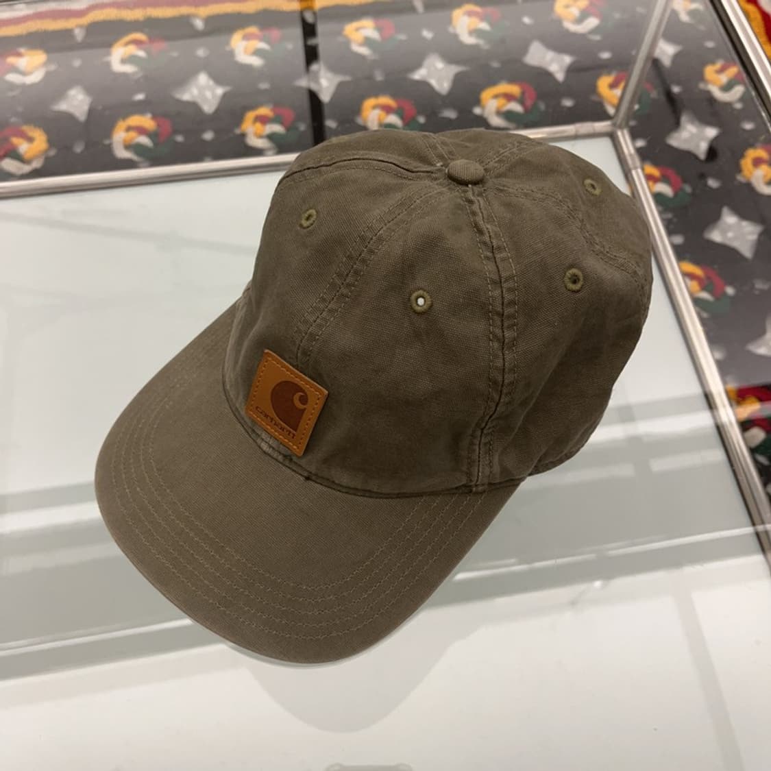 칼하트 빈티지 말차카키 스냅백 볼캡 모자 C07476 상품이미지3