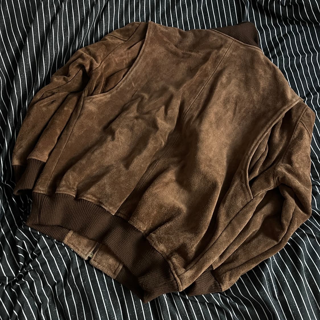 80s 폴로 컨트리 스웨이드 자켓 브라운 XL 상품이미지3