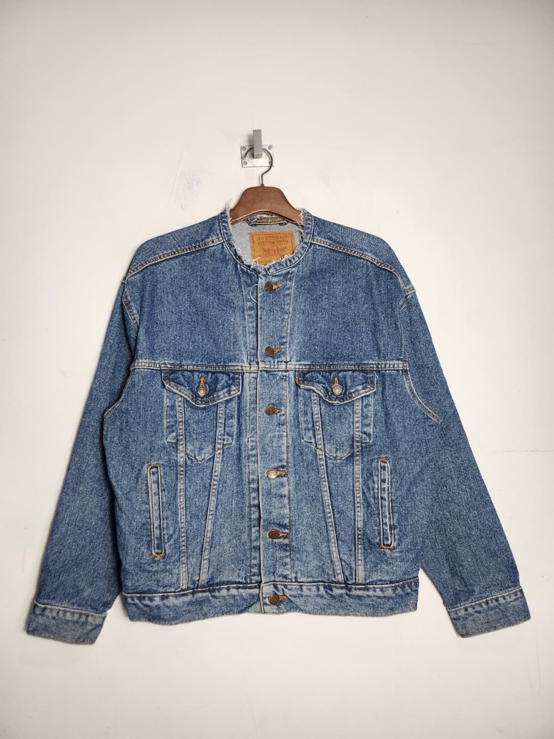 리바이스 빈티지 노카라 데님 자켓 상품이미지1