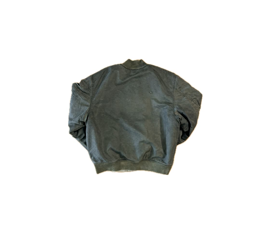 스투시 다이드 나일론 봄버 올리브 상품이미지2