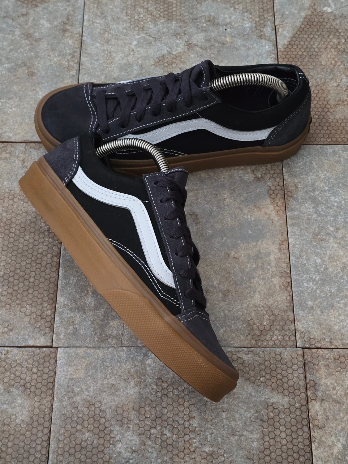 (235)반스 스타일 36 블랙 검솔 스니커즈 상품이미지6