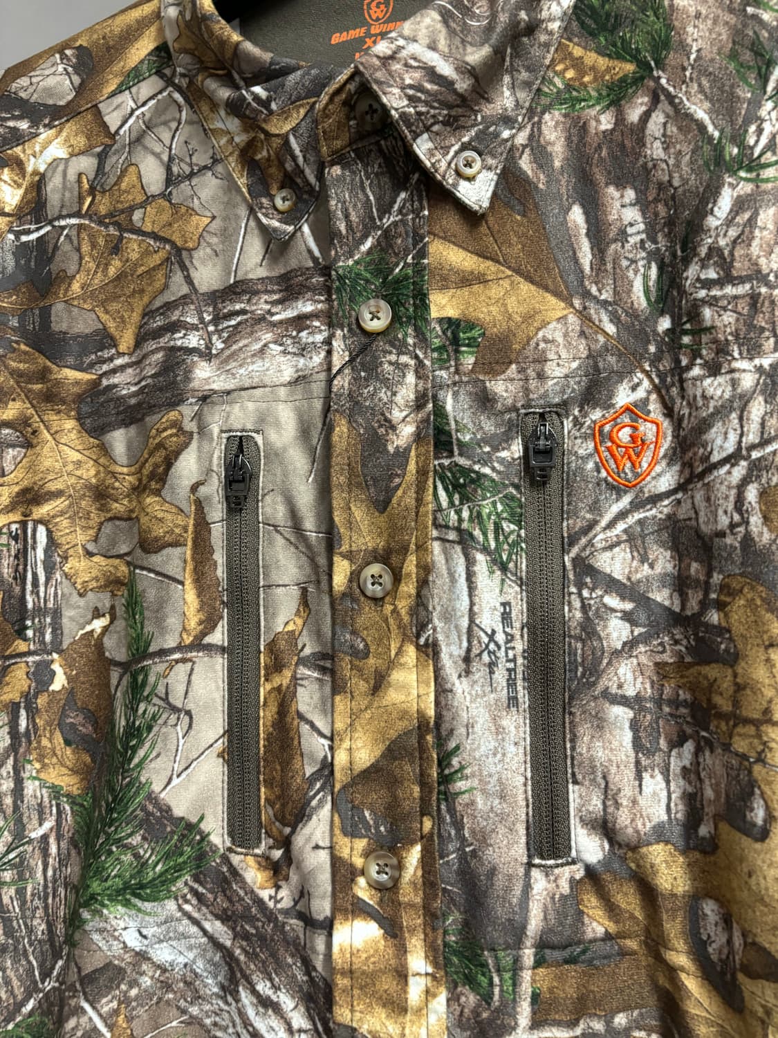 빈티지 플리스 소재 리얼트리 셔츠 상품이미지5