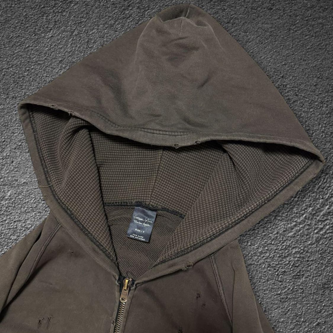 04SS 넘버나인 더블 스컬 지퍼 후드 집업 상품이미지3