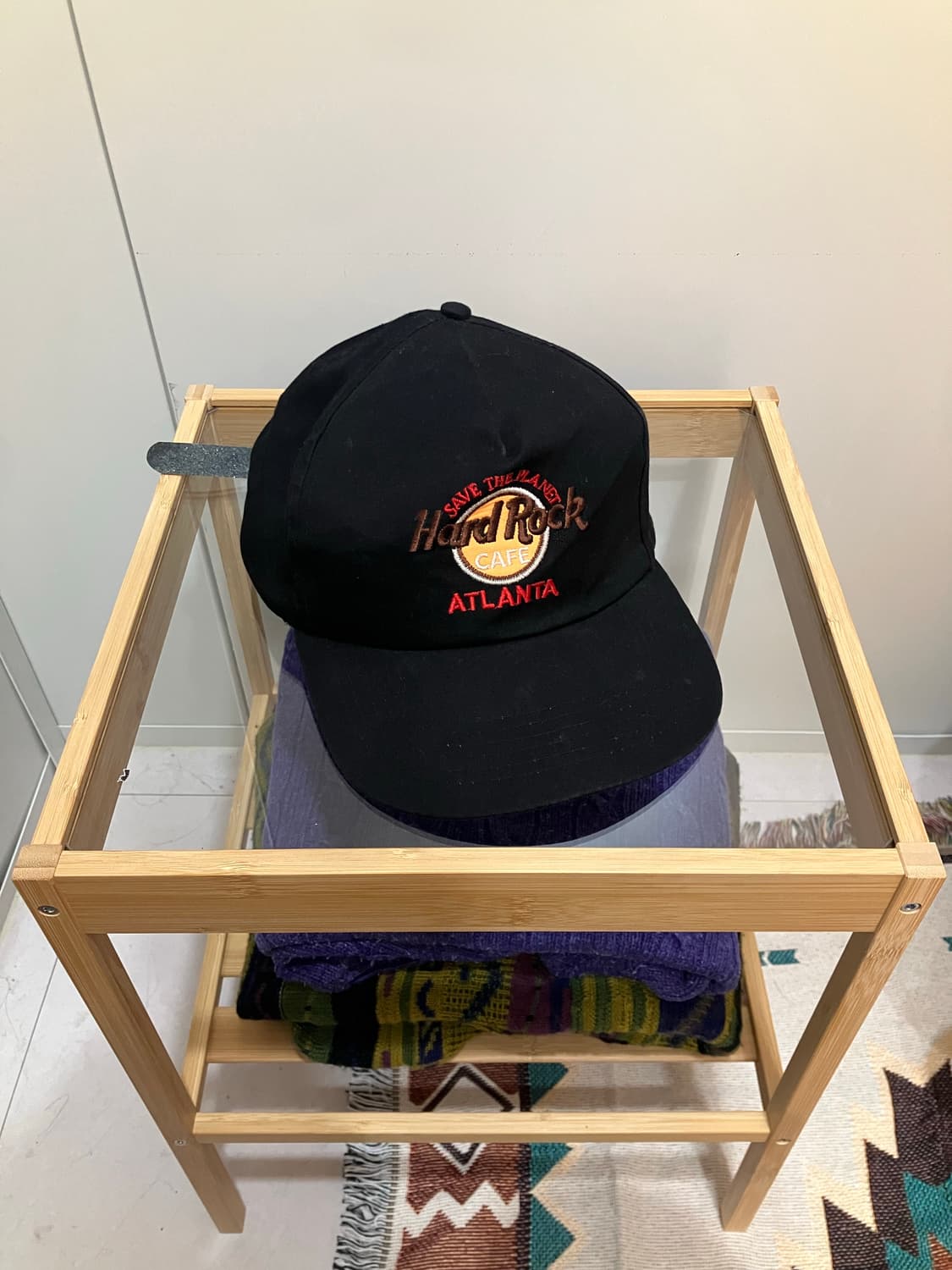 90s hardrock 하드락카페 5패널 볼캡 ATLANTA 상품이미지1