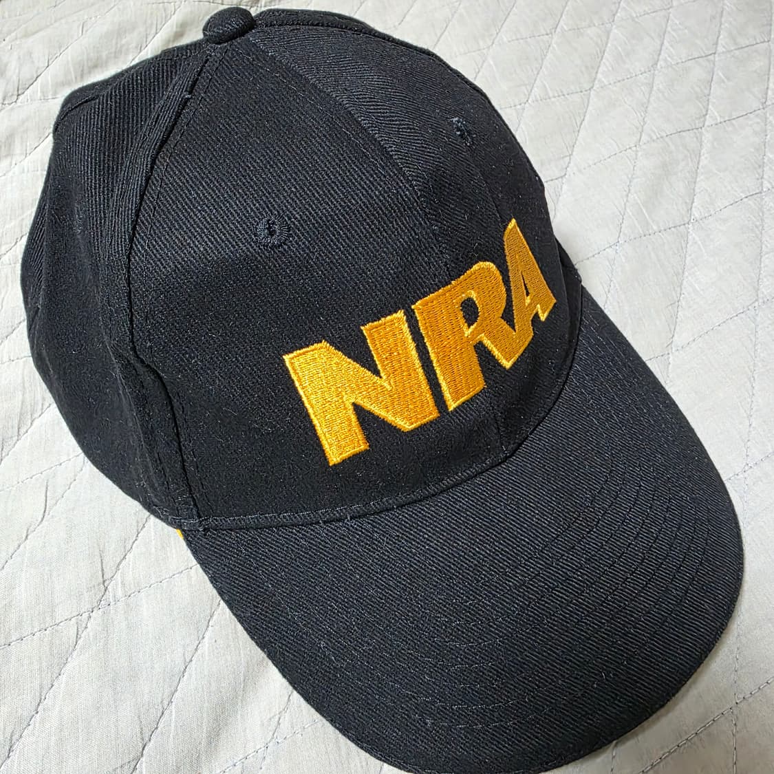 [OS] 빈티지 NRA 로고 블랙 6패널 캡 상품이미지1