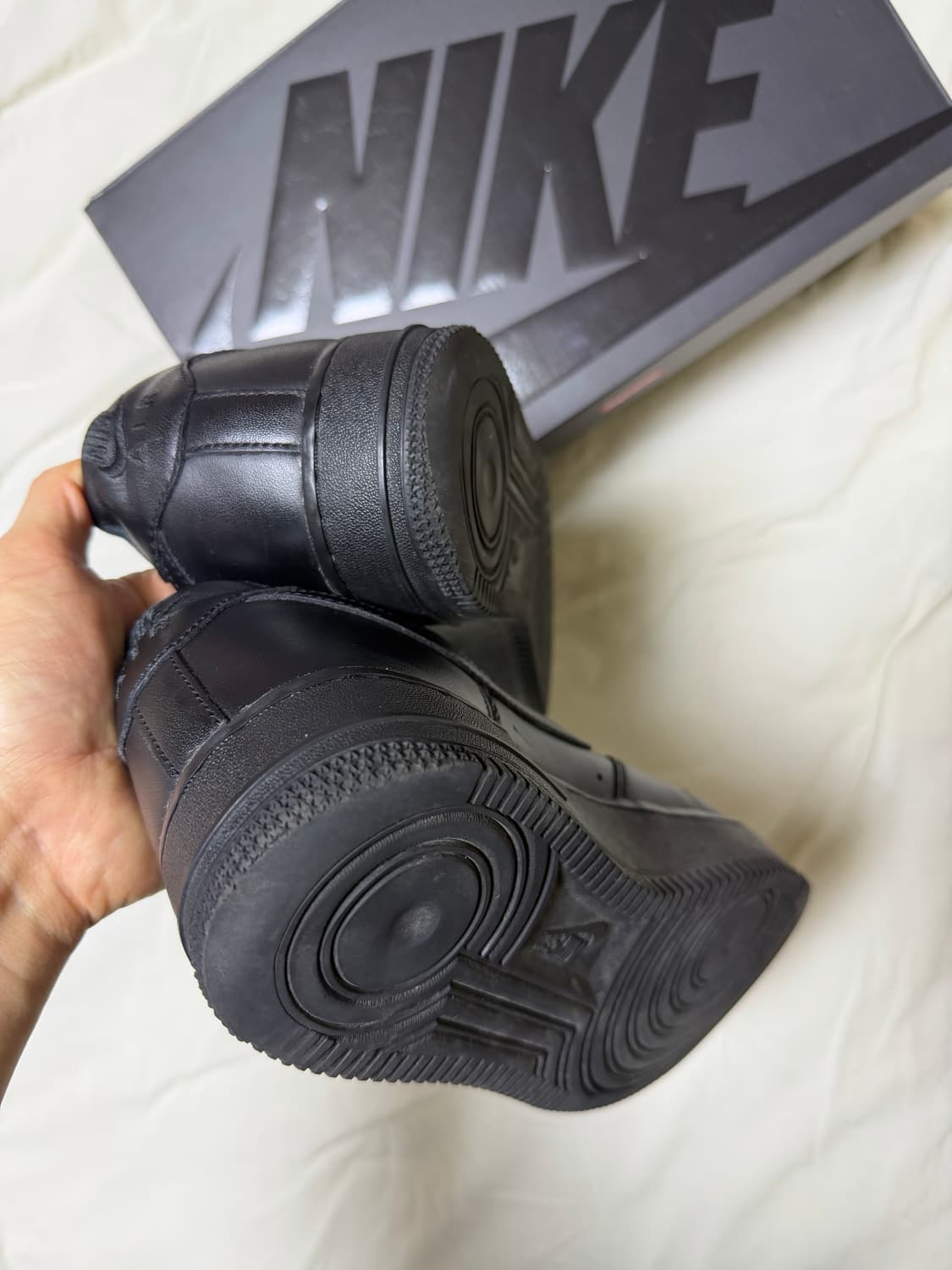 260 나이키 슈프림 에어포스 블랙 상품이미지6