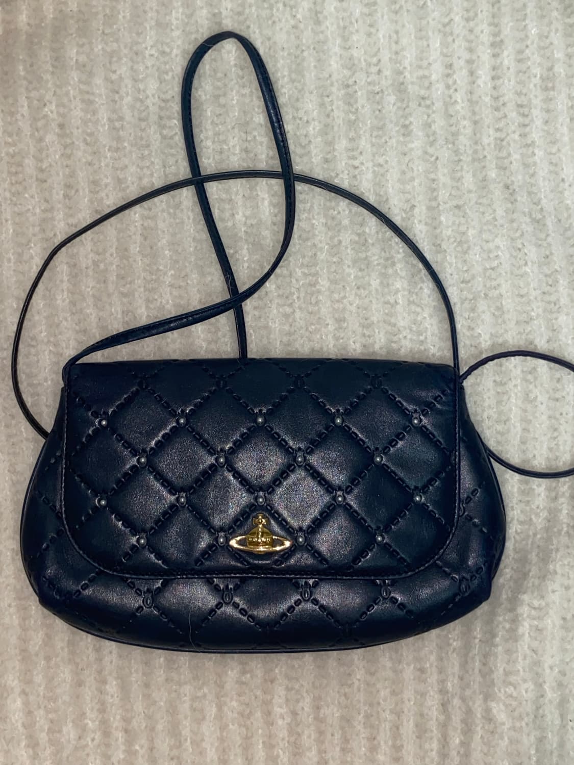 비비안웨스트우드 네이비 미니 크로스백 숄더백 상품이미지4