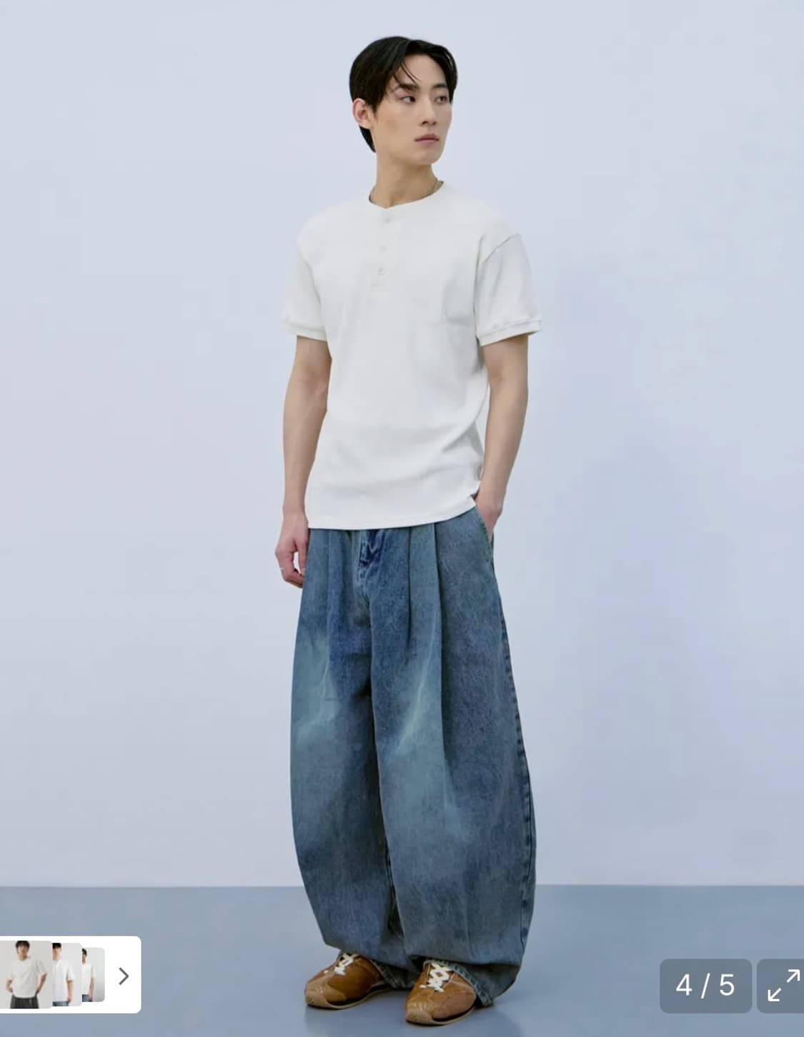 헨리넥 반팔티 상품이미지2