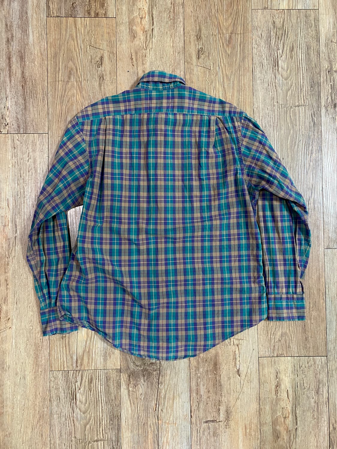짓먼브로스 커스텀 사이즈 체크 셔츠 made in usa M 상품이미지3
