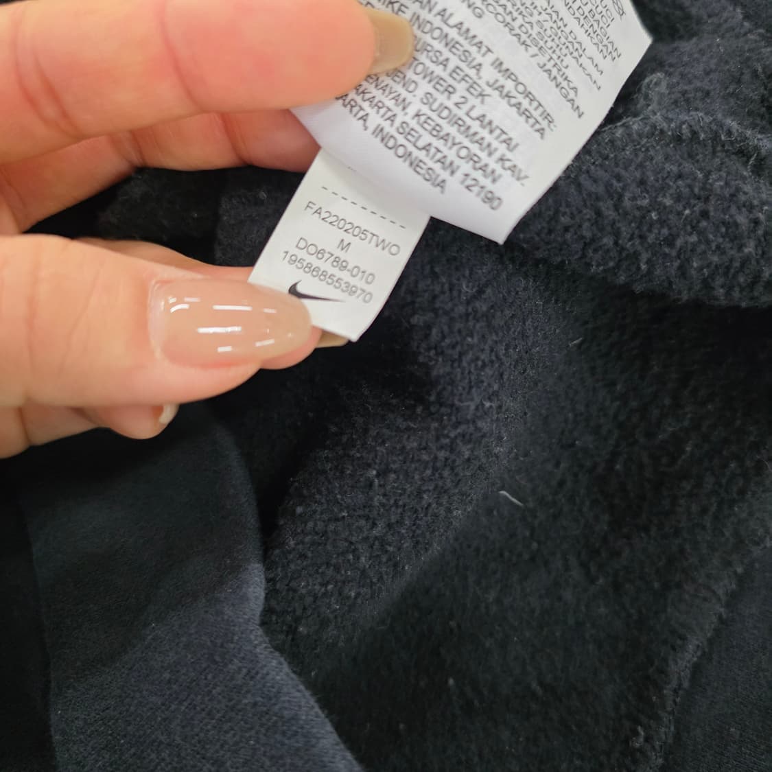 [M] 나이키 키즈 기모 배색 맨투맨 0219J 상품이미지5