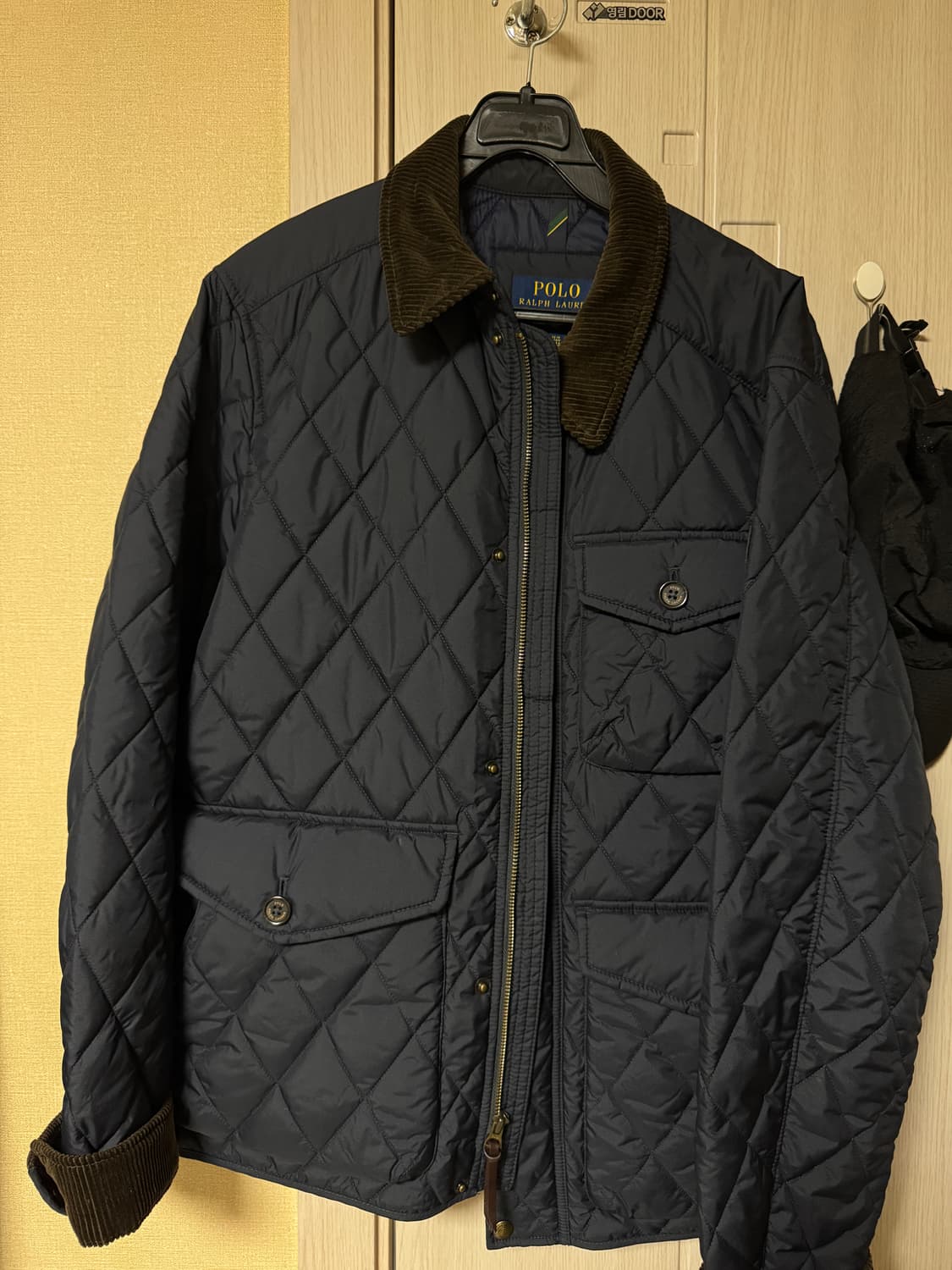 25FW 폴로 퀼팅자켓 네이비 M 상품이미지1