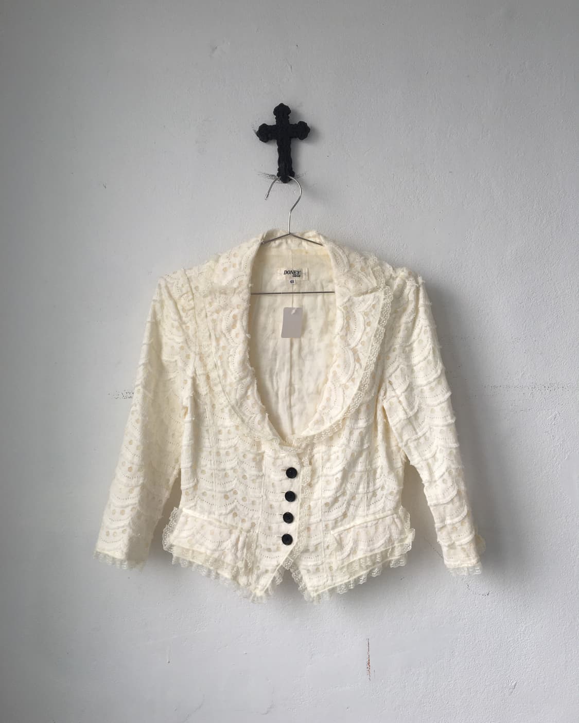 Lace trimming pattern jacket 상품이미지2