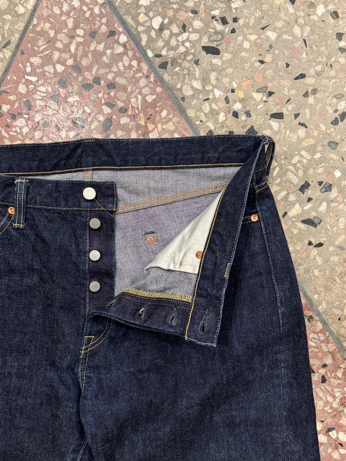 모모타로진 1010 스트레이트 데님 (36) 상품이미지6