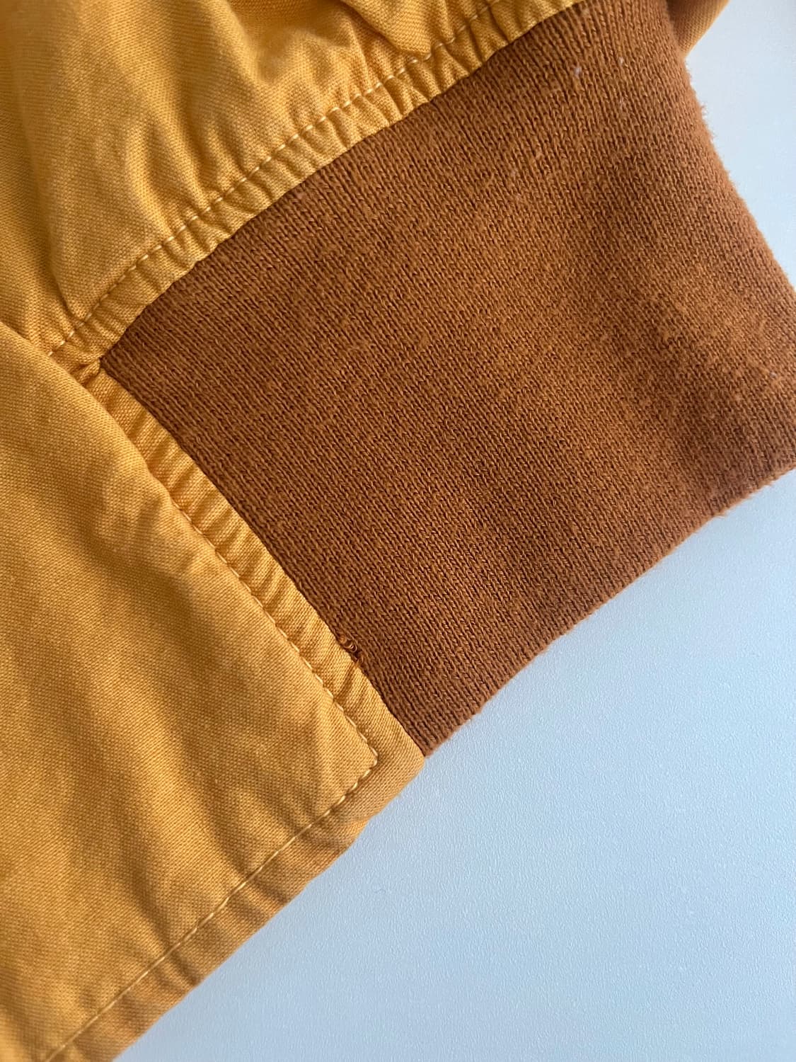 XS) 쇼트 Schott 코튼 봄버 자켓 머스타드 상품이미지9