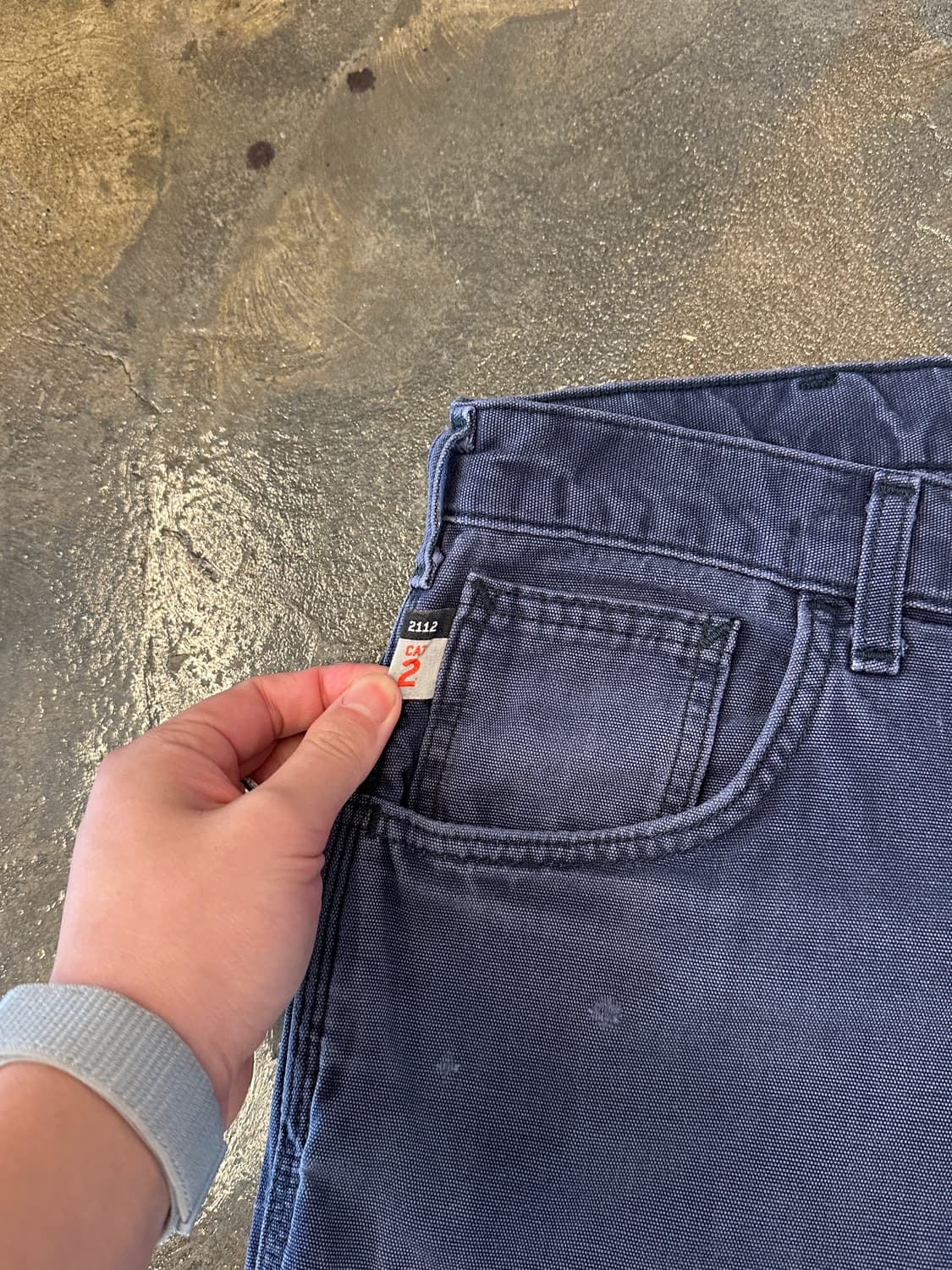 칼하트 FR 루즈핏 워크팬츠 36X30 상품이미지4