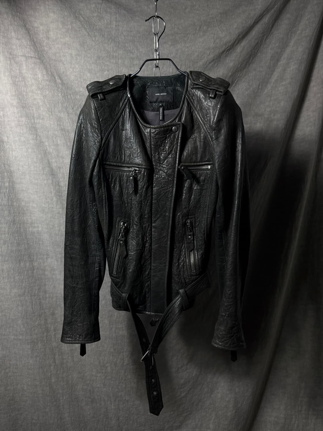 Isabel Marant Asymmetric Leather Jacket 상품이미지2