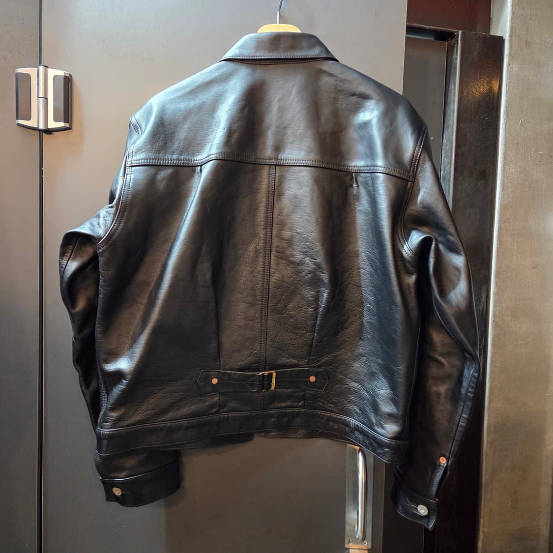 본쿠라 1st 홀스하이드 레더 자켓 (38) 상품이미지2