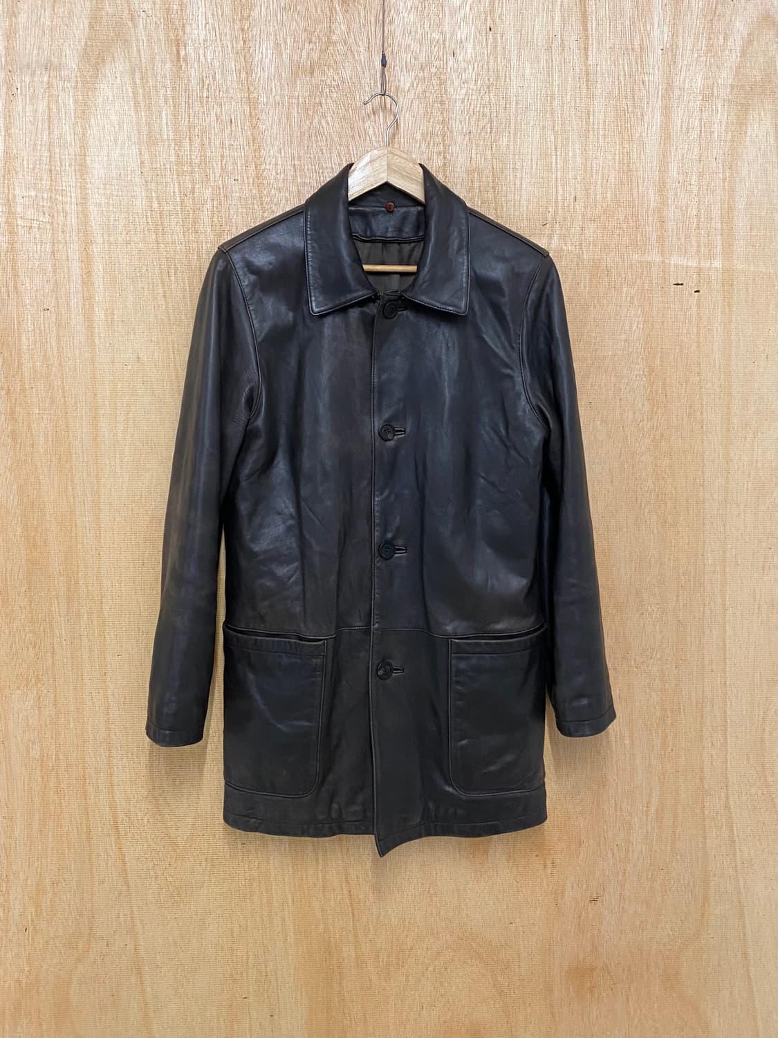 VTG leather coat 빈티지 레더 코트 상품이미지1