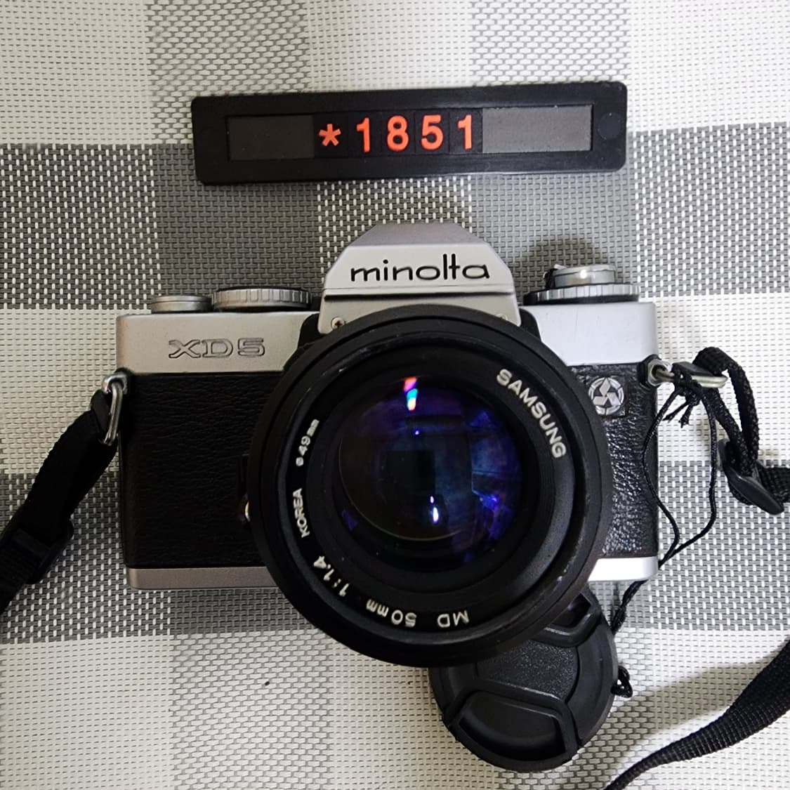 미놀타 XD-5 필름카메라 1.4 단렌즈 장착 상품이미지1