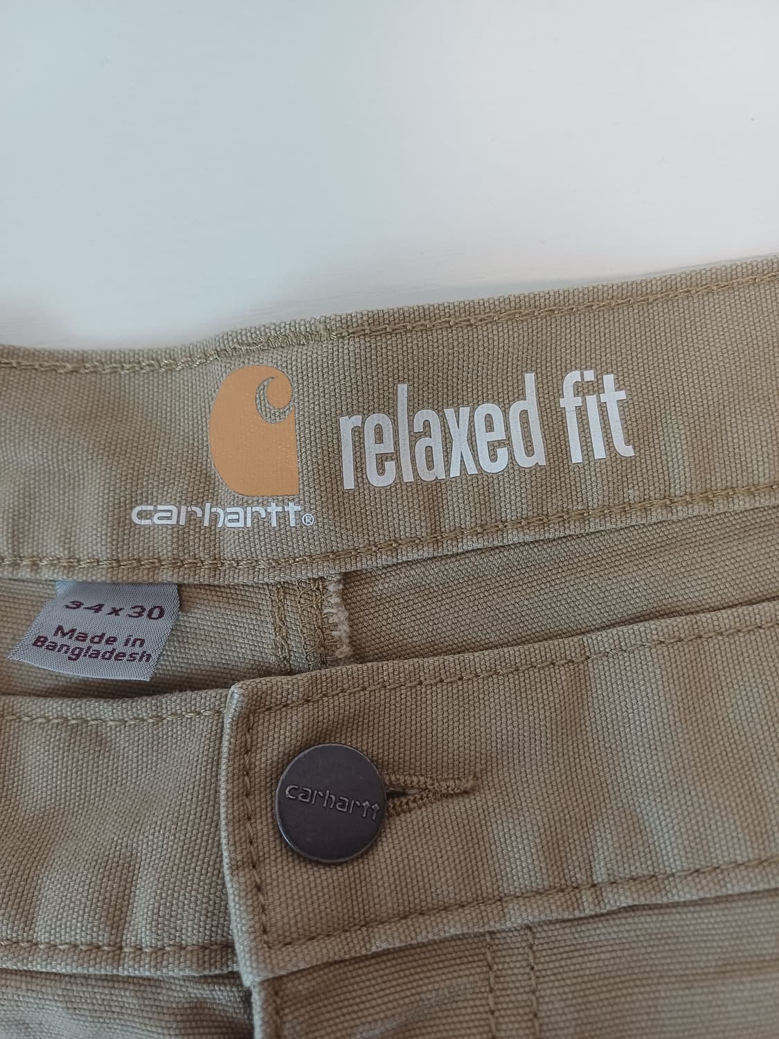 칼하트 Rugged Flex 릴렉스핏 캔버스 워크 팬츠 [34x30] 상품이미지3