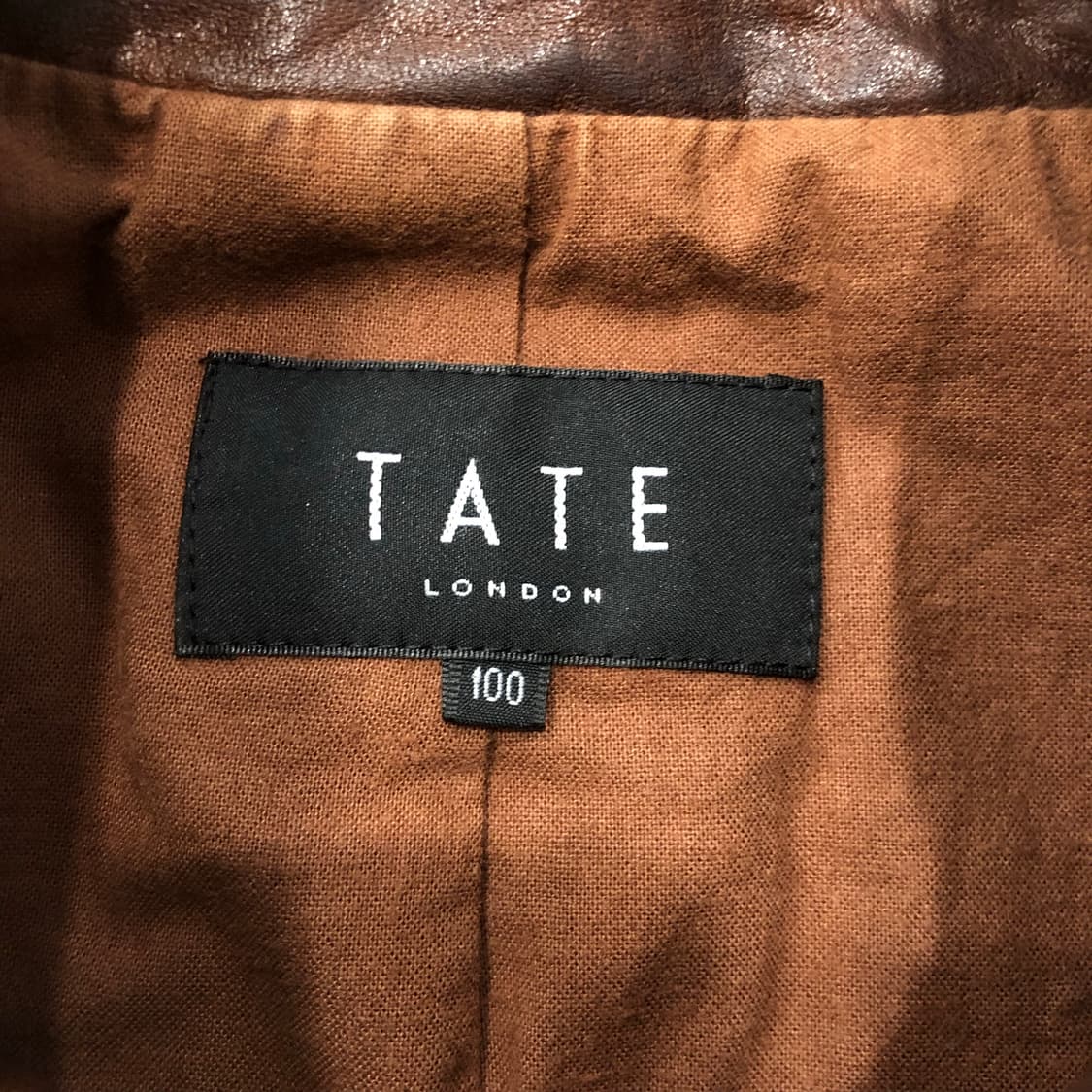 Tate 양가죽 레더 브라운 쿼드포켓 레더 가죽 자켓 상품이미지5