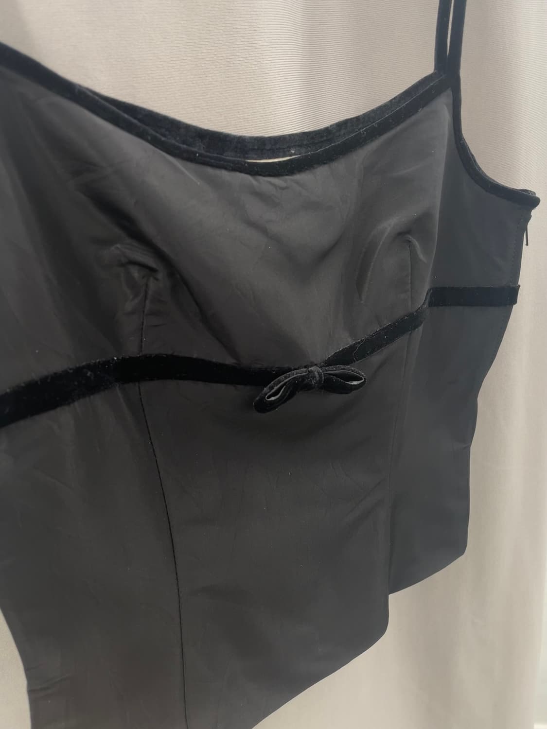 벨벳 리본 탑  상품이미지2