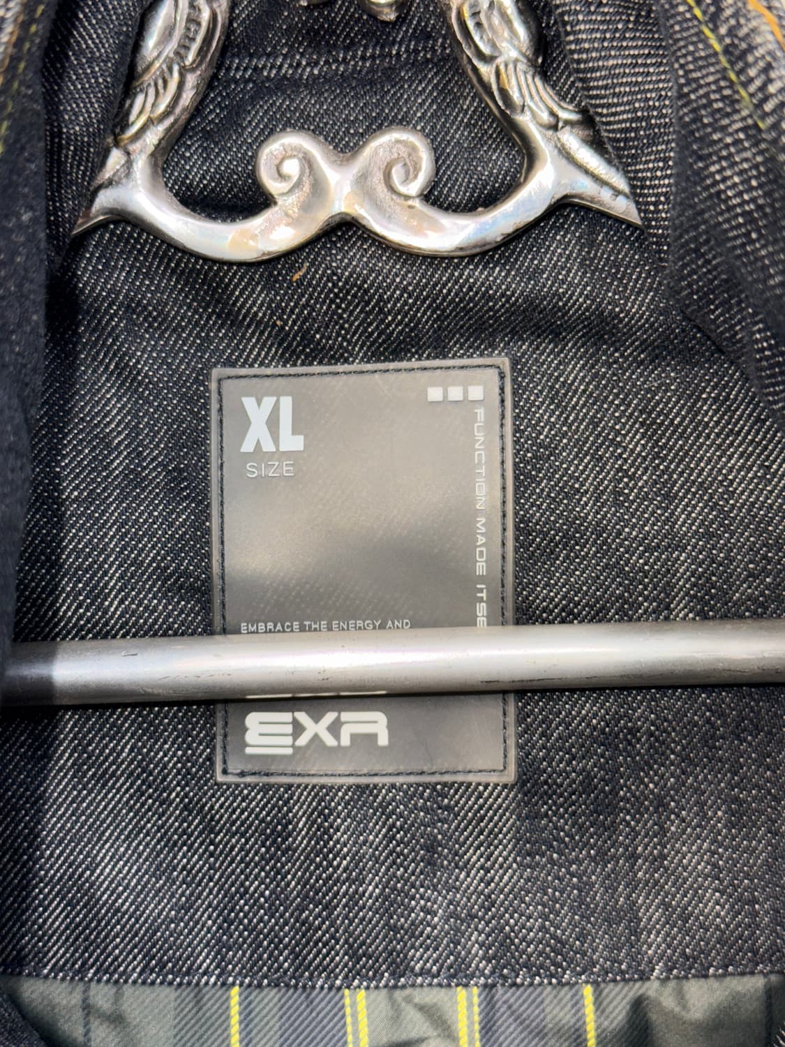 EXR raw denim pocket patch padded jacket 상품이미지5