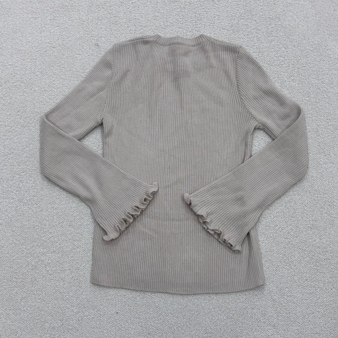 실측확인 빈티지 여성 골지 니트 0319E 상품이미지2