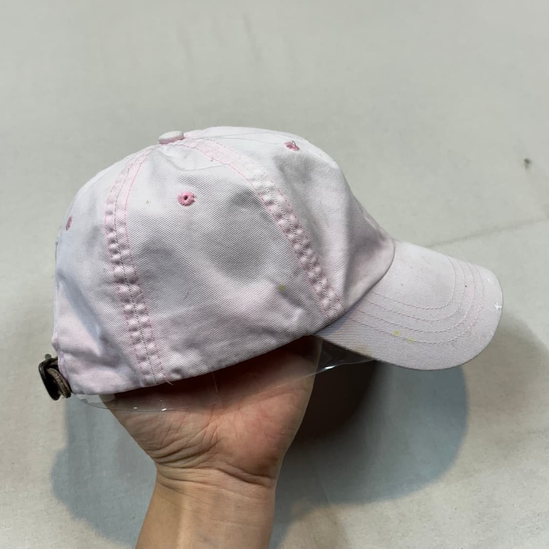 폴로 랄프로렌 핑크 볼캡 모자 가죽스트랩 정품 상품이미지6