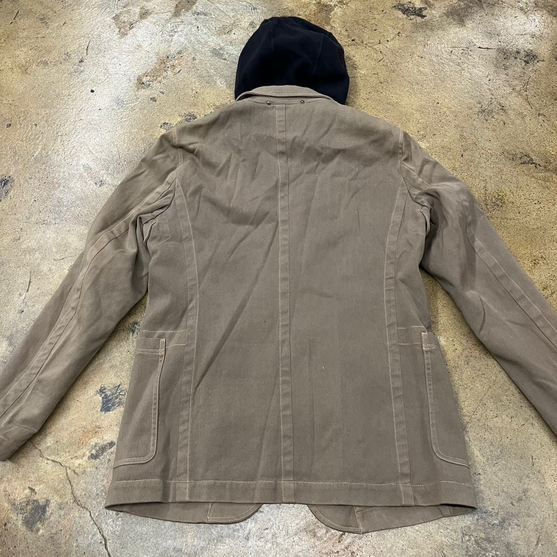 [정품/100] cp 컴퍼니 레이어드 코트 후드집업 세트 b8 상품이미지4