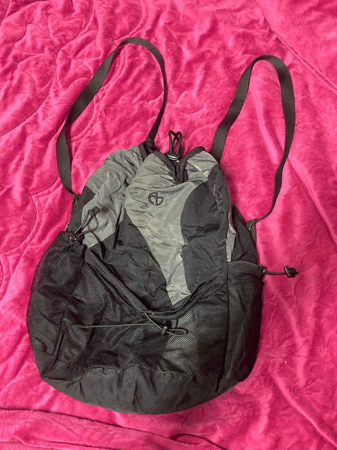 노매뉴얼 스트링 백팩 차콜 C.B string bag 상품이미지2