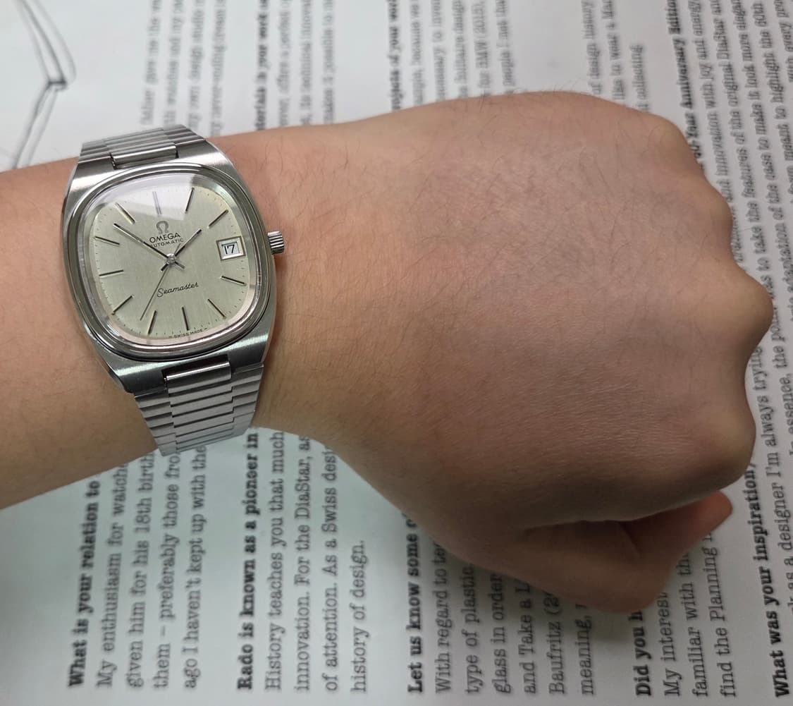 빈티지 오메가 씨마스터 테레비 실버판 싱글데이트 뻐뻐시 브슬 ver.
 상품이미지9