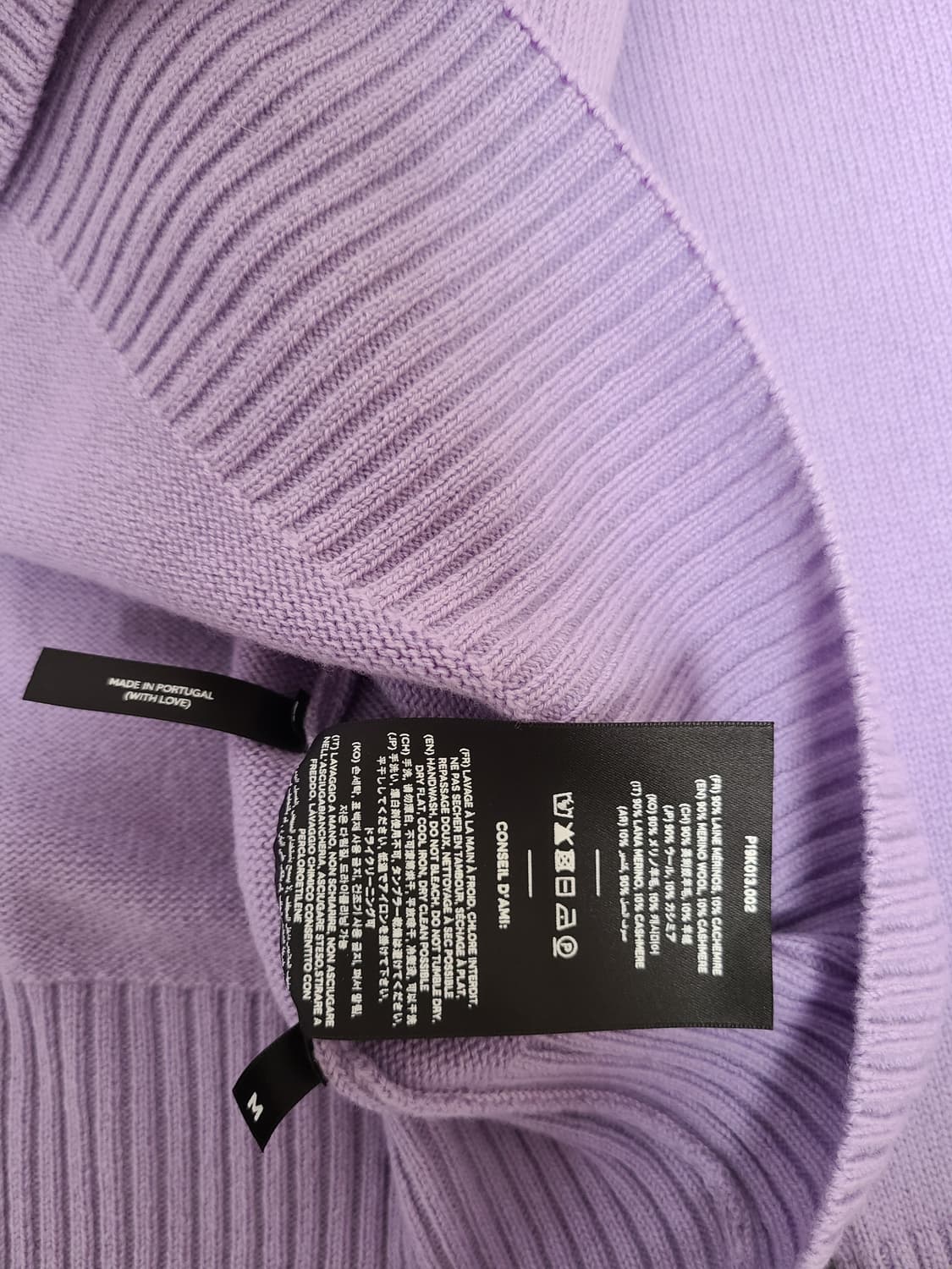 AMI 울 캐시미어 오버사이즈 니트 m 상품이미지2