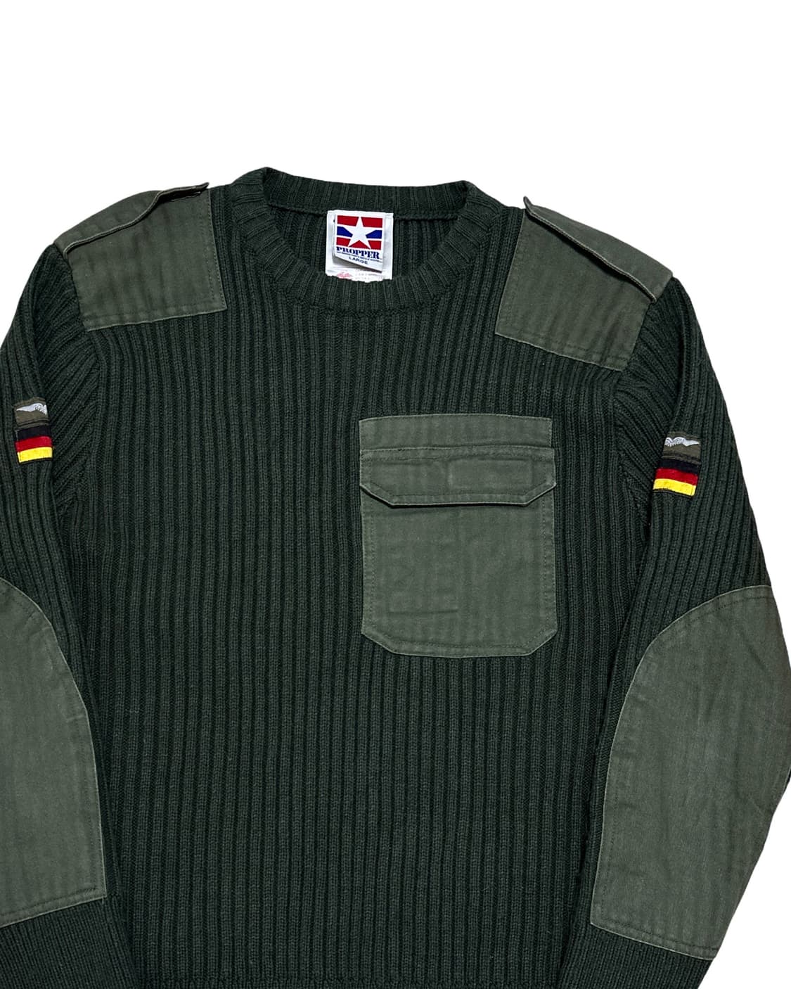 프로퍼 독일군 카키 코만도 니트 상품이미지2