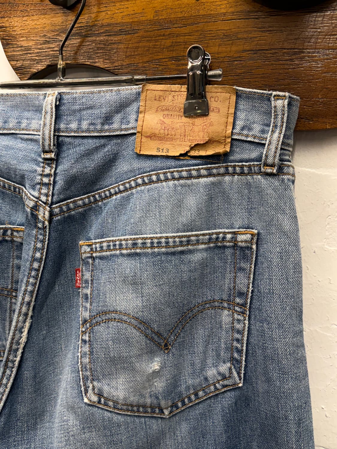 90s Levi's 513 Straight Denim Pants 상품이미지3