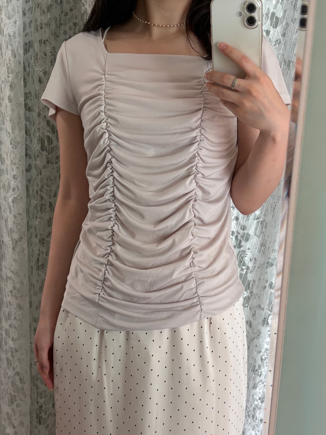 Shirring top 상품이미지2