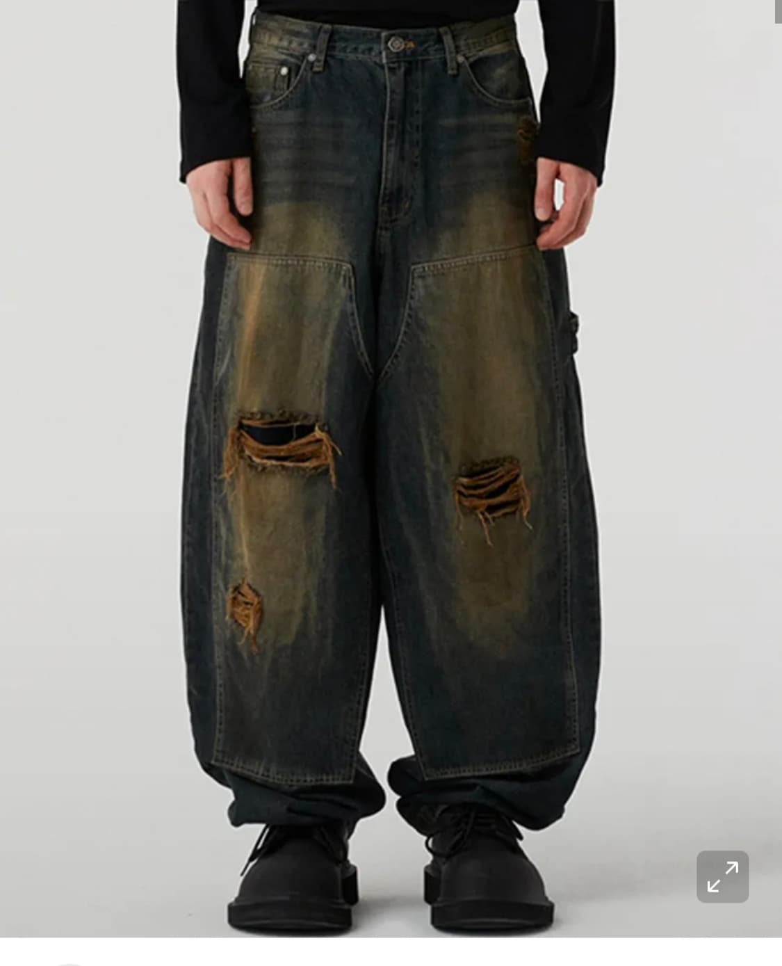 DNSR x 주앙옴프 카펜터 배기데님팬츠 상품이미지1