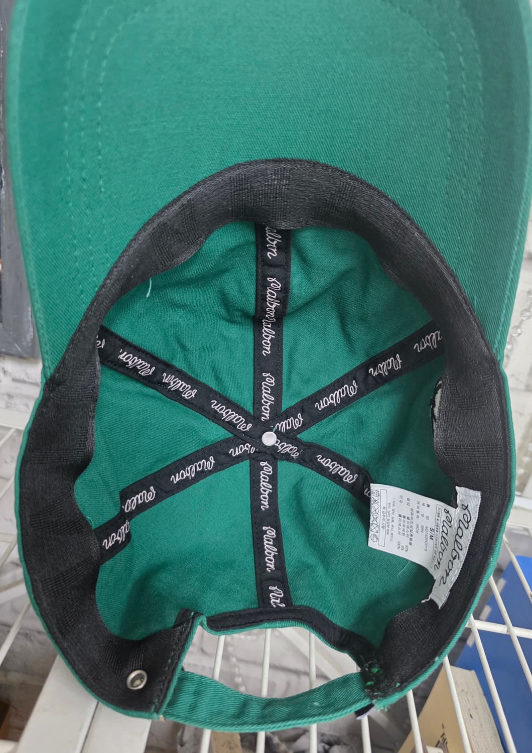 말본 골프모자 M 그린 골프볼캡 공용 KH13 상품이미지6