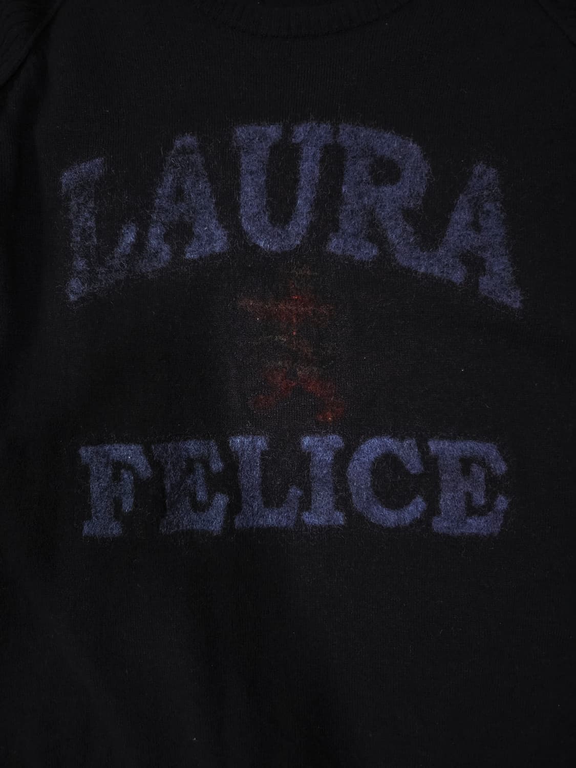 LAURA FELICE 네이비 라운드 니트 상품이미지4