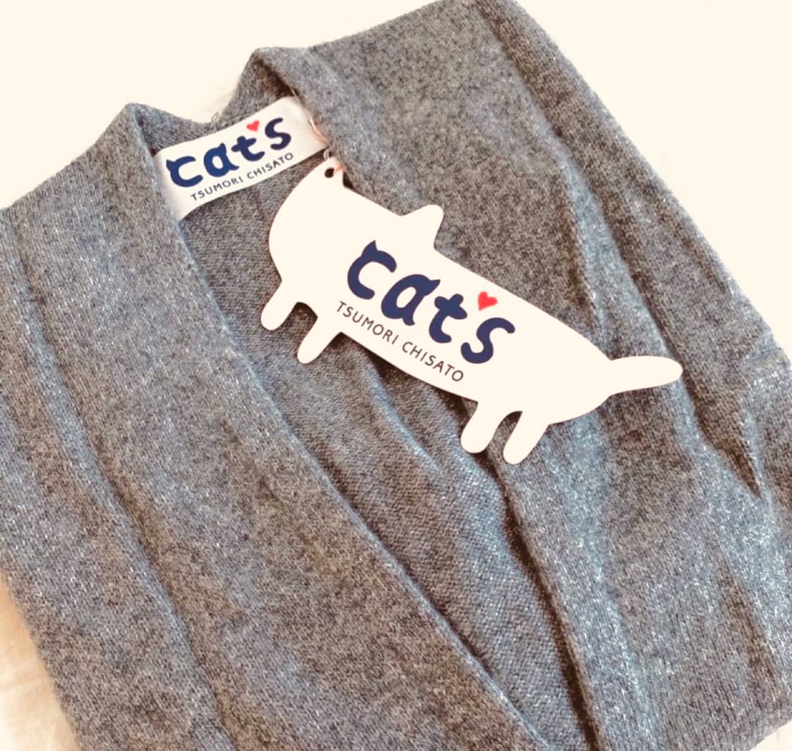 츠모리 치사토의 캣츠 라인 가디건 상품이미지4