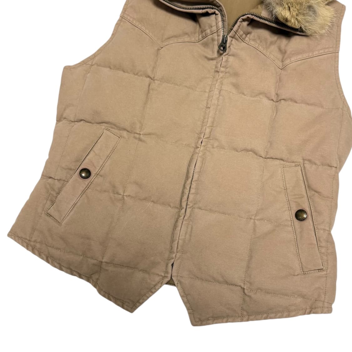 폴로 랄프로렌 덕다운 리얼퍼 베스트 패딩조끼 상품이미지5