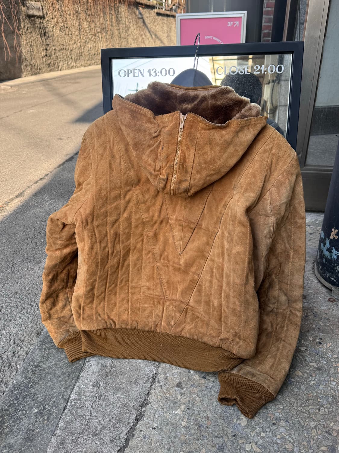 HI Gear 스웨이드 후드 가죽자켓  상품이미지5