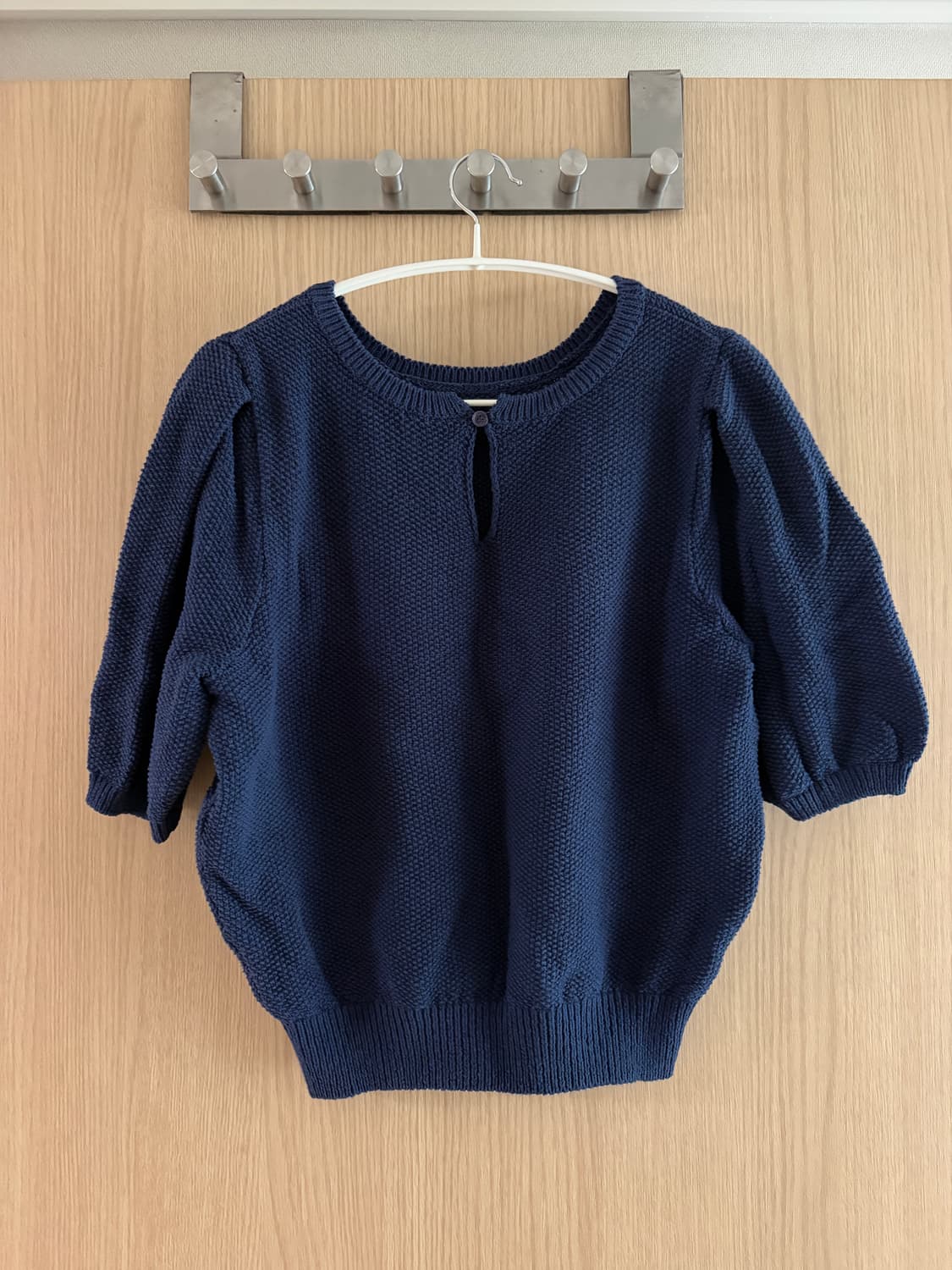 문달 Charites knit in navy 상품이미지2