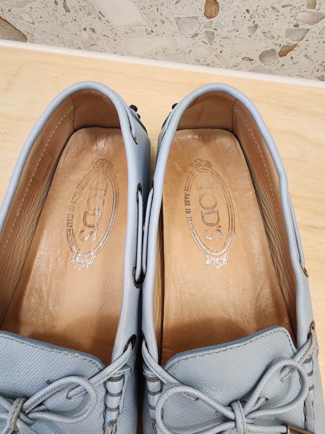 토즈 트라이빙 플랫슈즈 36 블루 상품이미지6