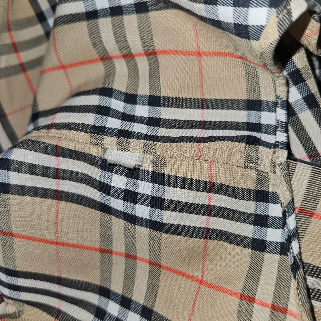 버버리 체크 셔츠 M 상품이미지5