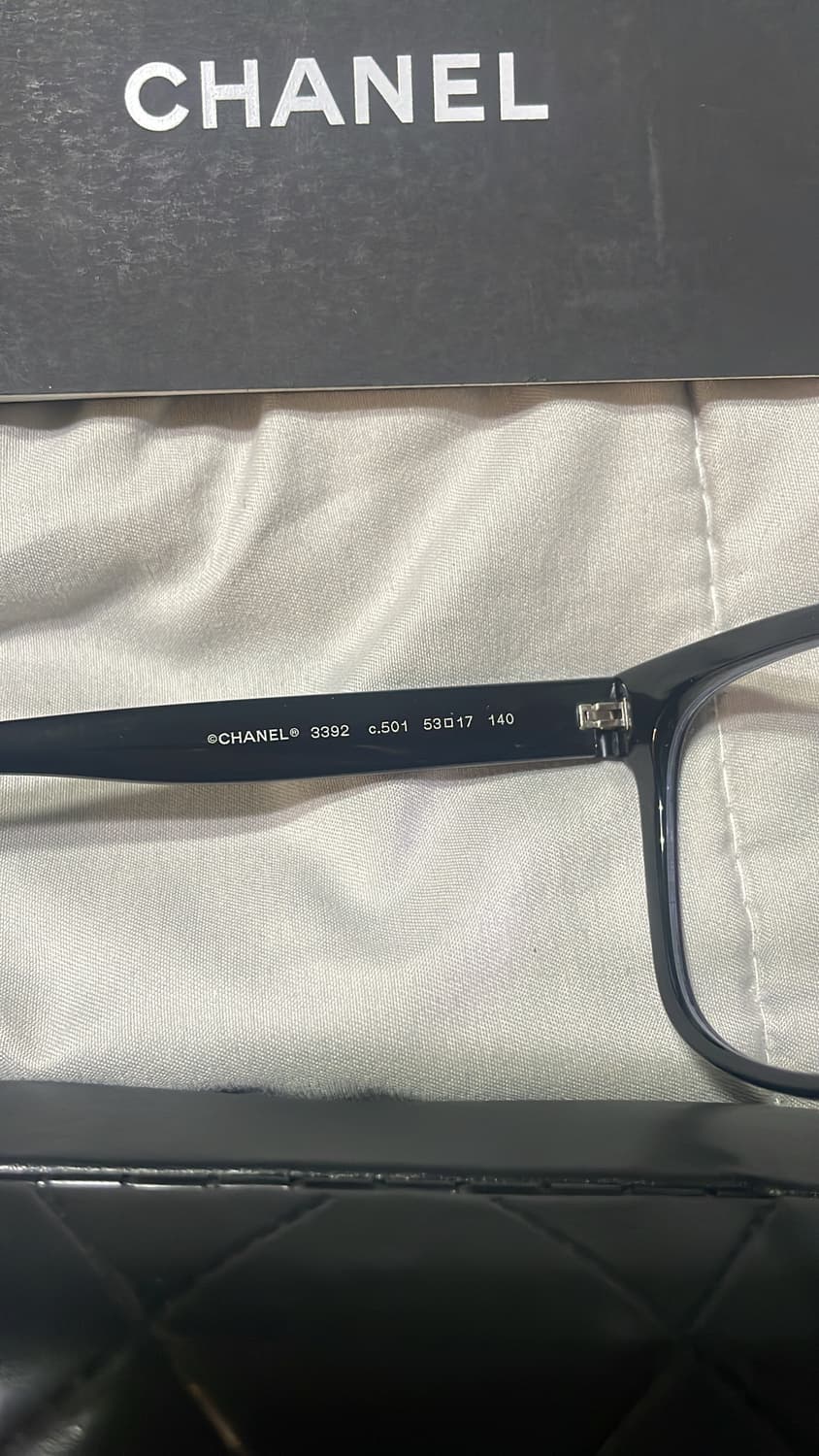 샤넬 로고 뿔테 안경 상품이미지5