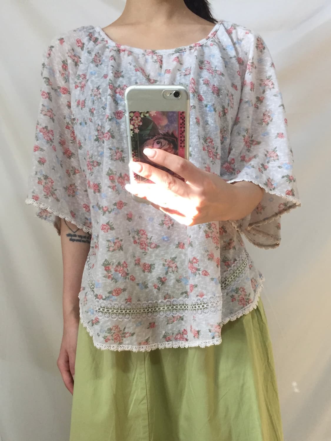 플라워 블라우스 상품이미지6