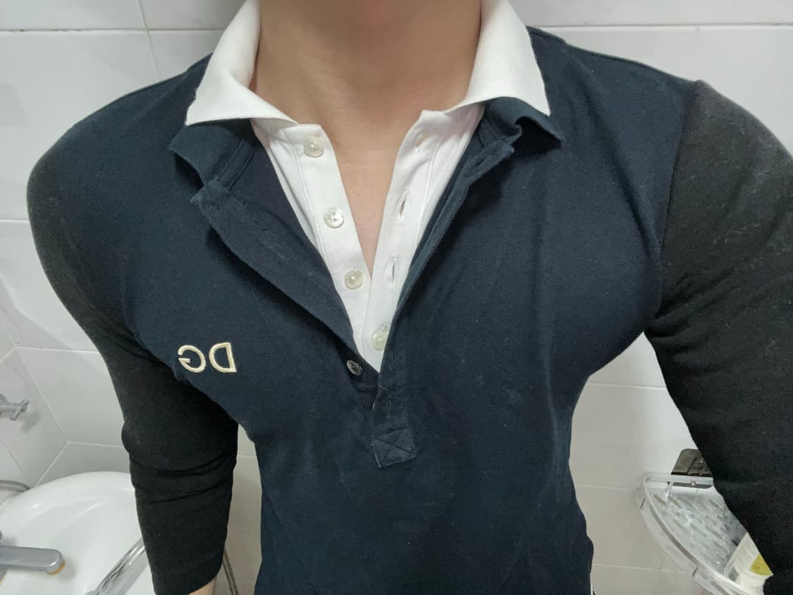 Dolce & Gabbana DG 더블 넥 카라티  상품이미지4