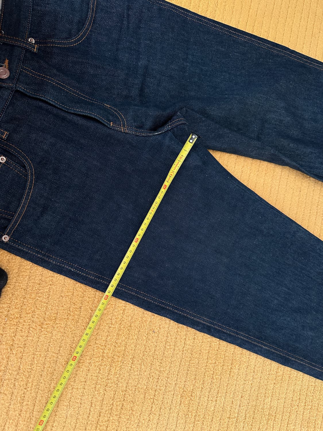 [렉토] S 블루 빈센트 스트레이트 핏 데님 진 상품이미지7