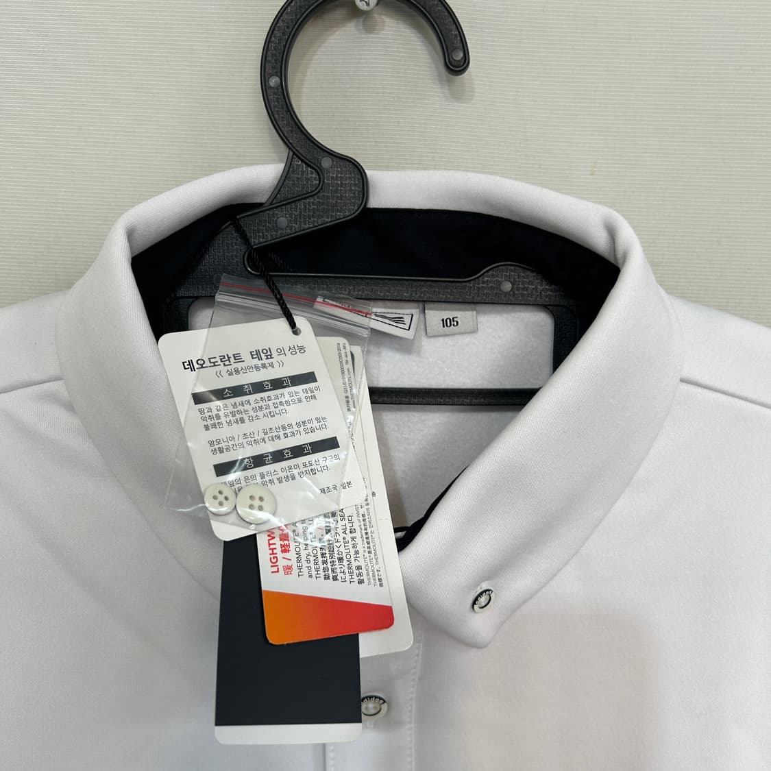 아디다스 골프 남성 기모 티셔츠 105 새상품 상품이미지2